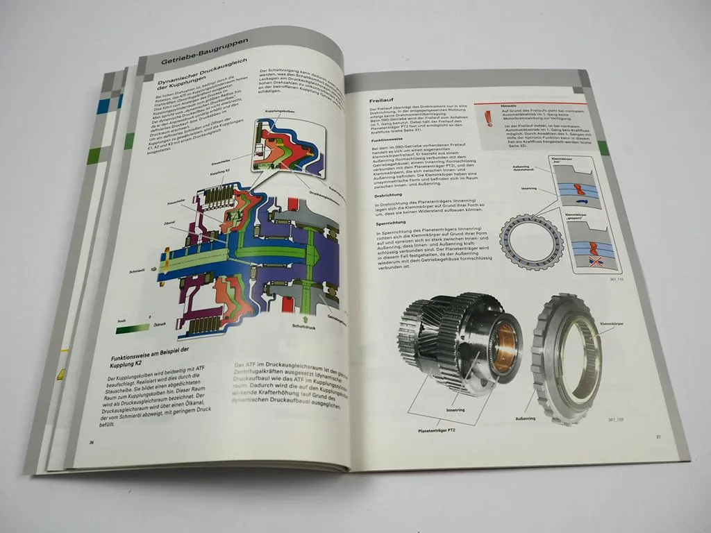 SSP 367 Audi Q7 09D 6 Gang Automatik Getriebe Selbststudienprogramm