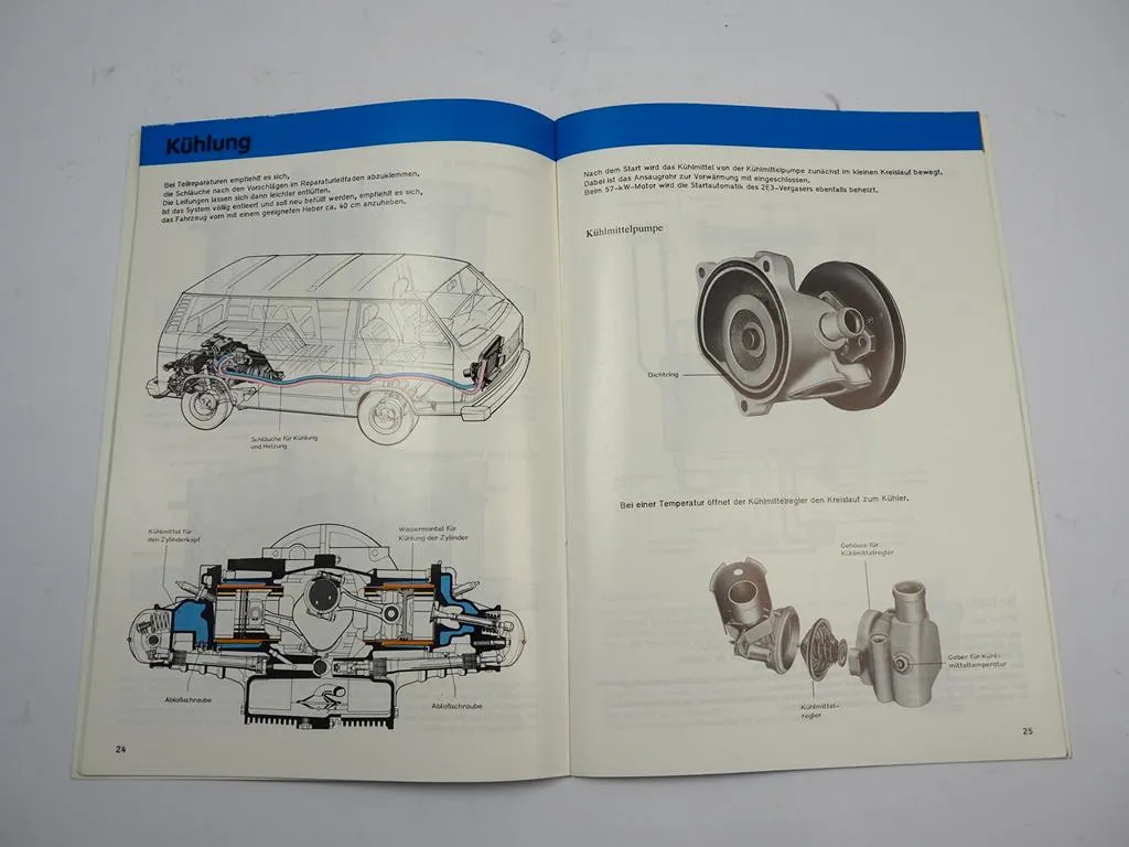 SSP 47 VW Bus T3 Transporter wassergekühlter Boxermotor Selbststudienprogramm