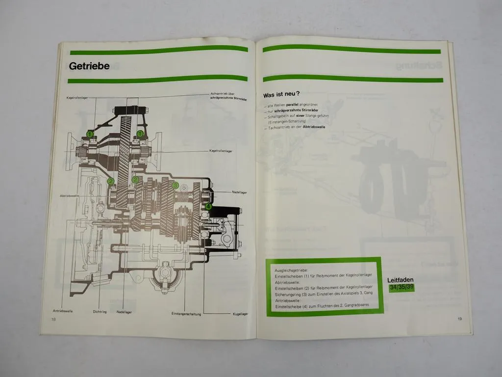 SSP 5 VW Scirocco I Konstruktion Funktion Selbststudienprogramm 1974