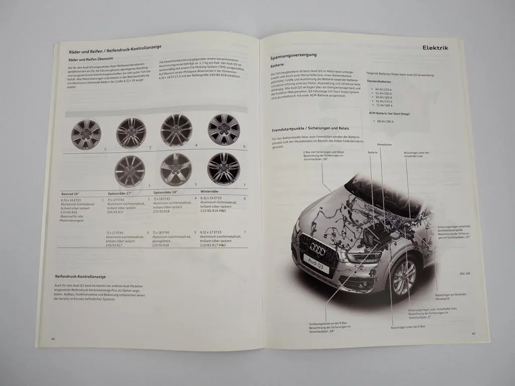 SSP 600 602 Audi Q3 8U Fahrerassistenzsystem Selbststudienprogramme 2011