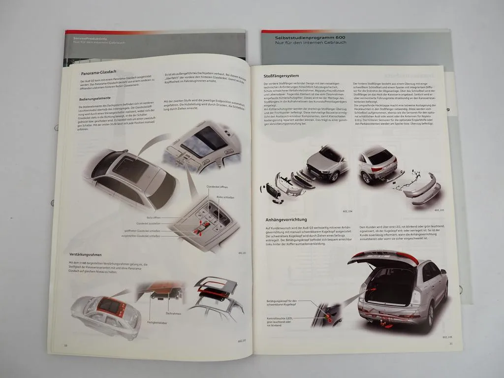 SSP 600 602 Audi Q3 8U Fahrerassistenzsystem Selbststudienprogramme 2011