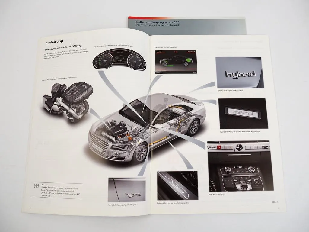 SSP 605 615 Audi A6 C7 A8 D4 Hybrid Selbststudienprogramme 2011/13