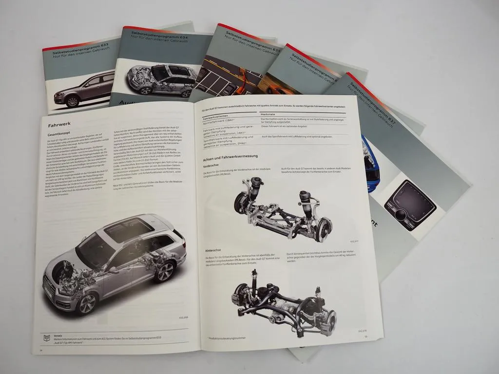 SSP 632 633 634 635 636 637 Audi Q7 4M Selbststudienprogramme 2015