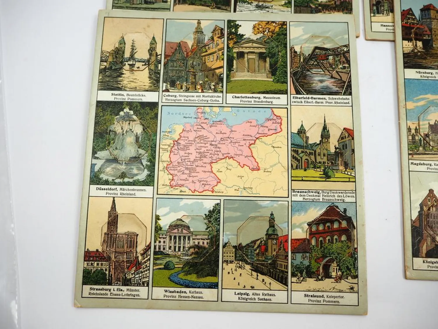 Städte des deutschen Reiches Geographisches Lottospiel Heinsdorff Scholz Mainz