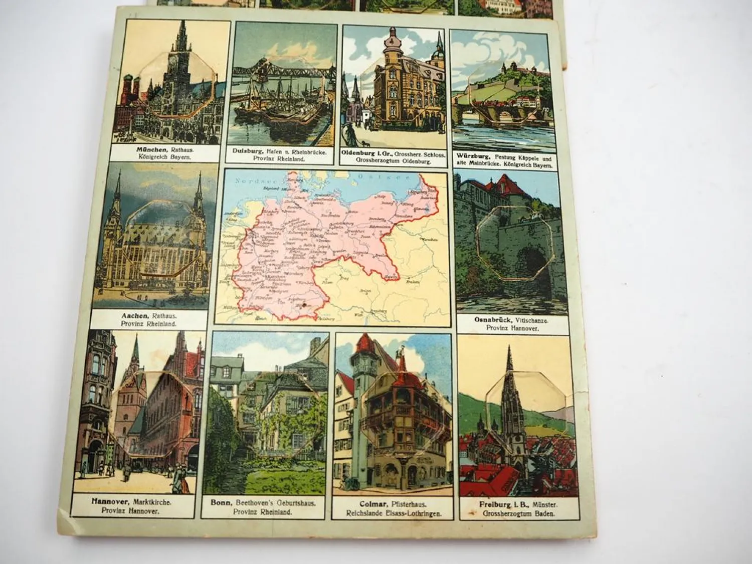 Städte des deutschen Reiches Geographisches Lottospiel Heinsdorff Scholz Mainz