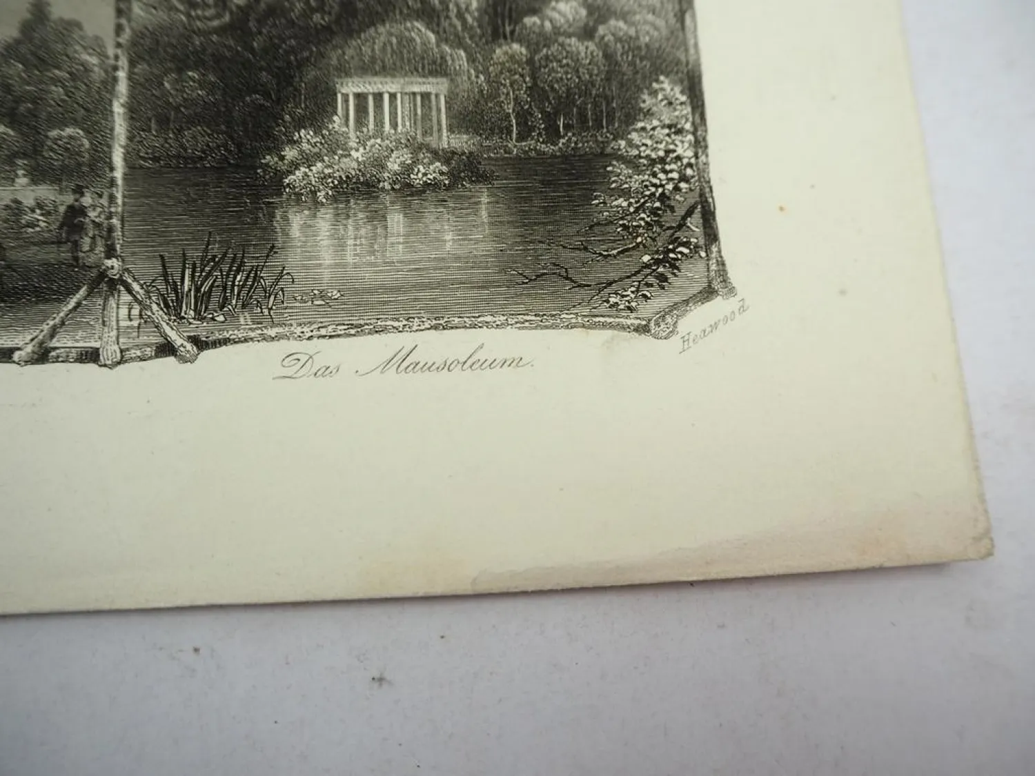 Stahlstich Homburg Hessen Schloss Kurhaus Hotel Bellevue ca. 1850 A. H. Payne