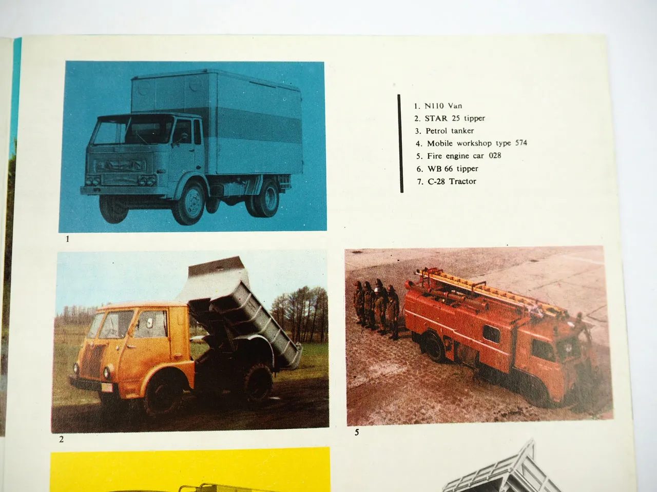 Star 28 29 660M1 Lorries Truck LKW Lastwagen Prospekt Brochure 1967 in Englisch