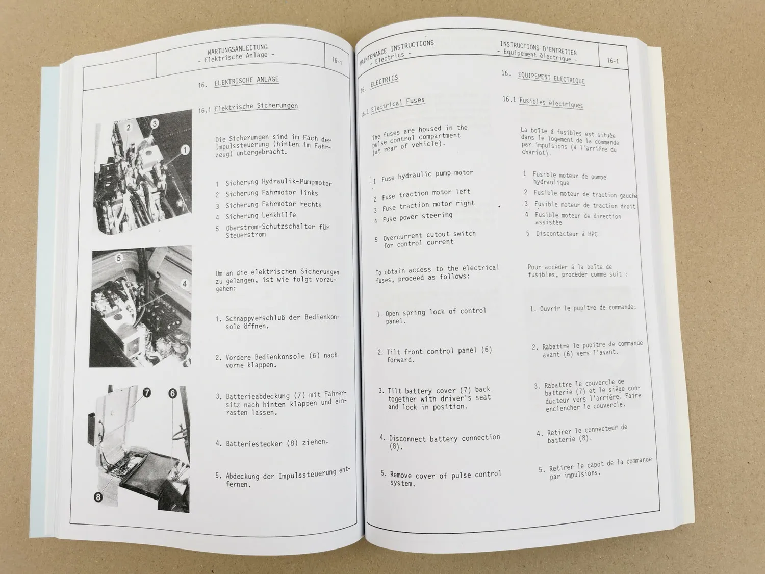 Steinbock Boss LE13 LE16 Betriebsanleitung Operating Instructions de service