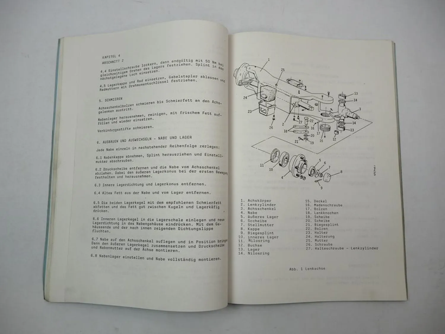 Steinbock Boss PX 20 25 30 VA-1 Gabelstapler Betriebsanleitung Wartung 1989