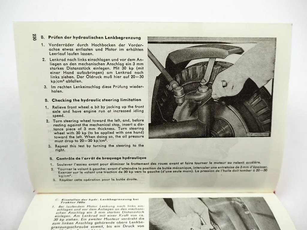 Steyr 188 190 430 540 870 1090 1100 1200 Traktoren Werkstattdaten 1973 Taschenbuch