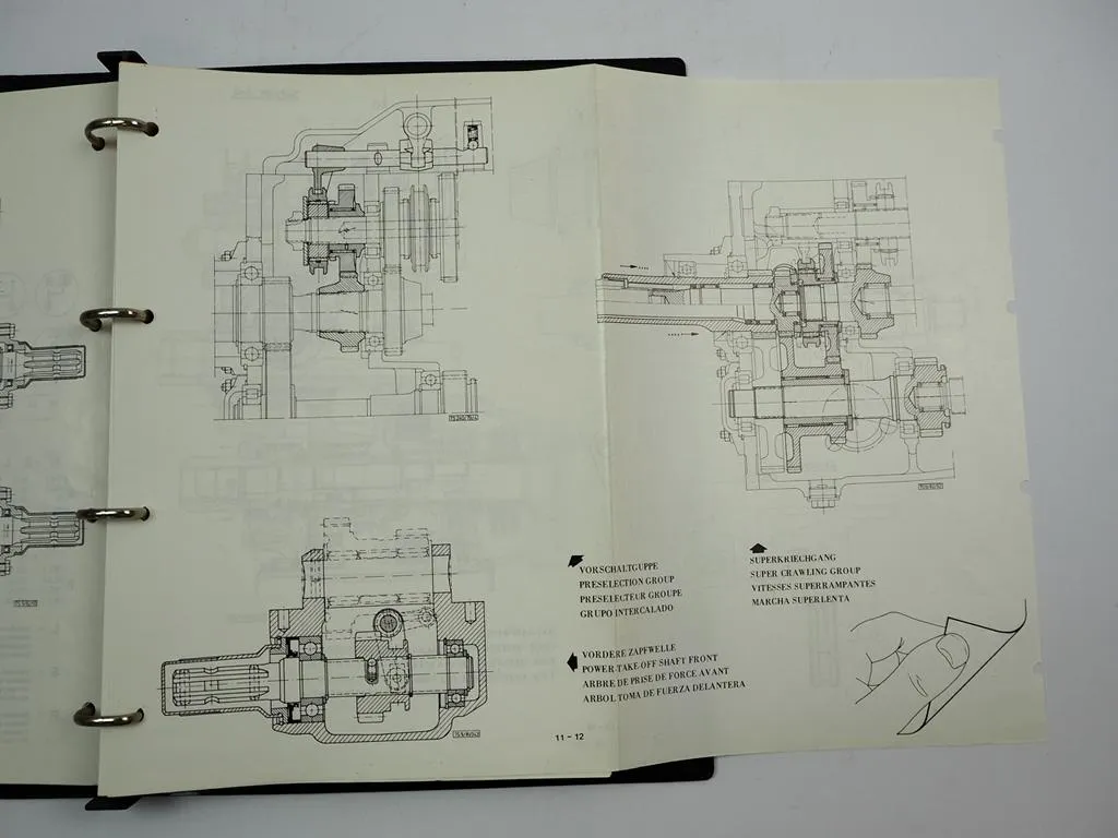 Steyr 8055 8060 8070 a s as Werkstatthandbuch Reparatur Getriebe TW 337 1982