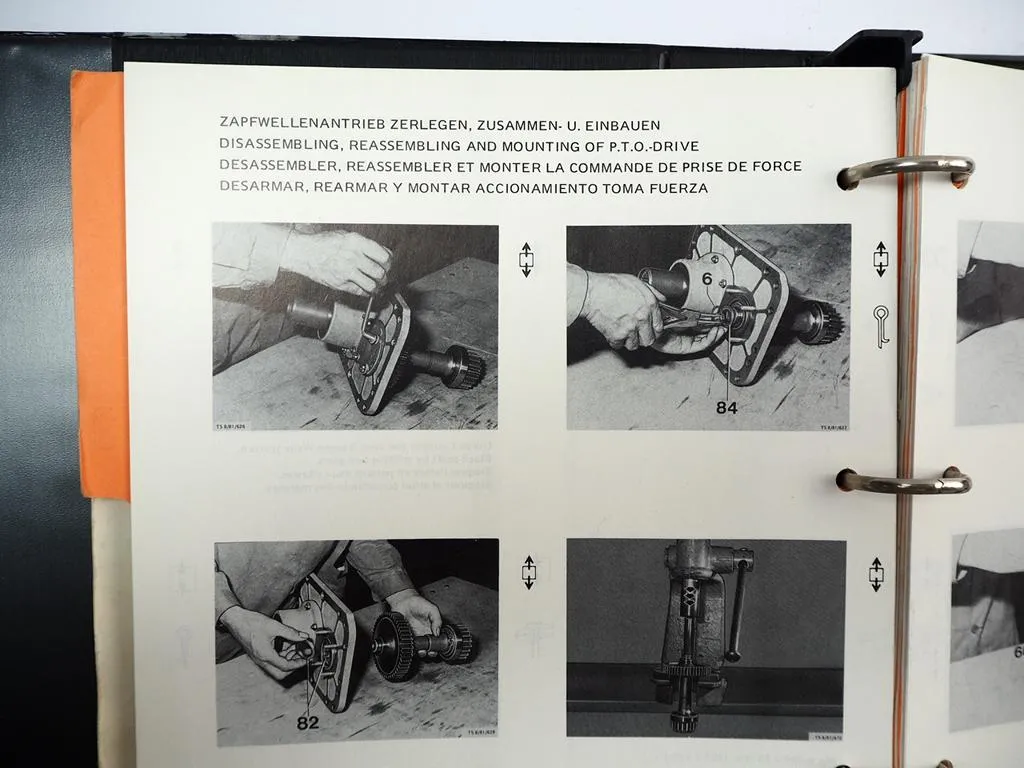 Steyr 8055 8060 8070 a s as Werkstatthandbuch Reparatur Getriebe TW 337 1982