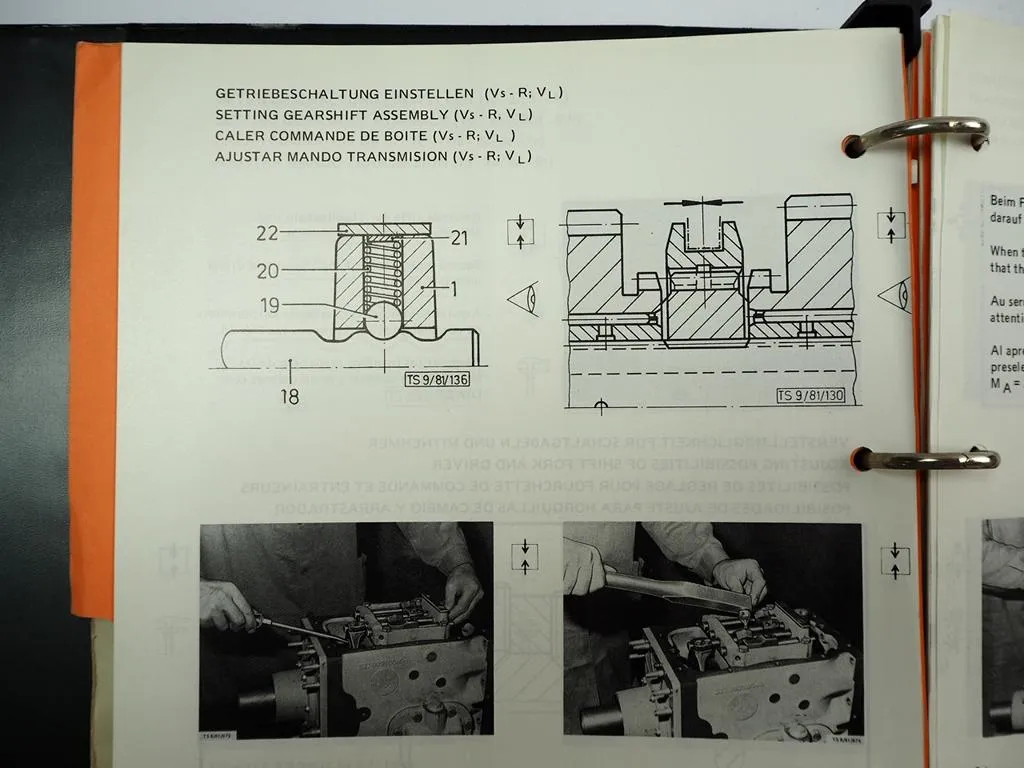Steyr 8055 8060 8070 a s as Werkstatthandbuch Reparatur Getriebe TW 337 1982