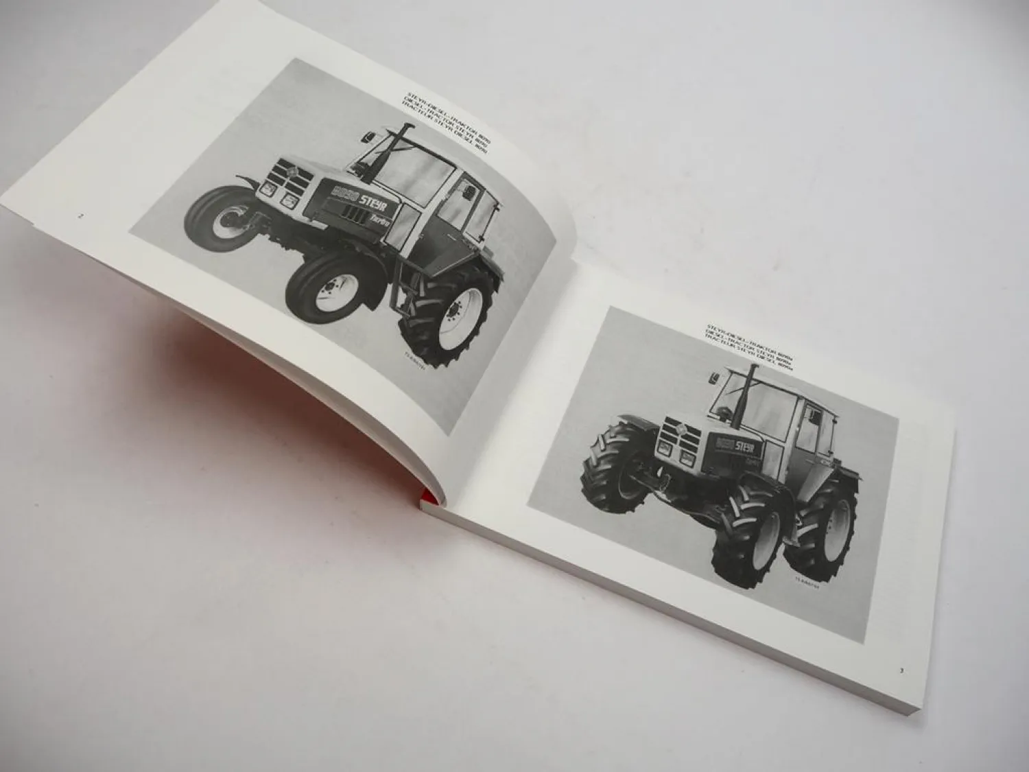 Steyr 8080 8090 Typ 357 Traktor Betriebsanleitung Bedienung Wartung Operating Instructions 1984