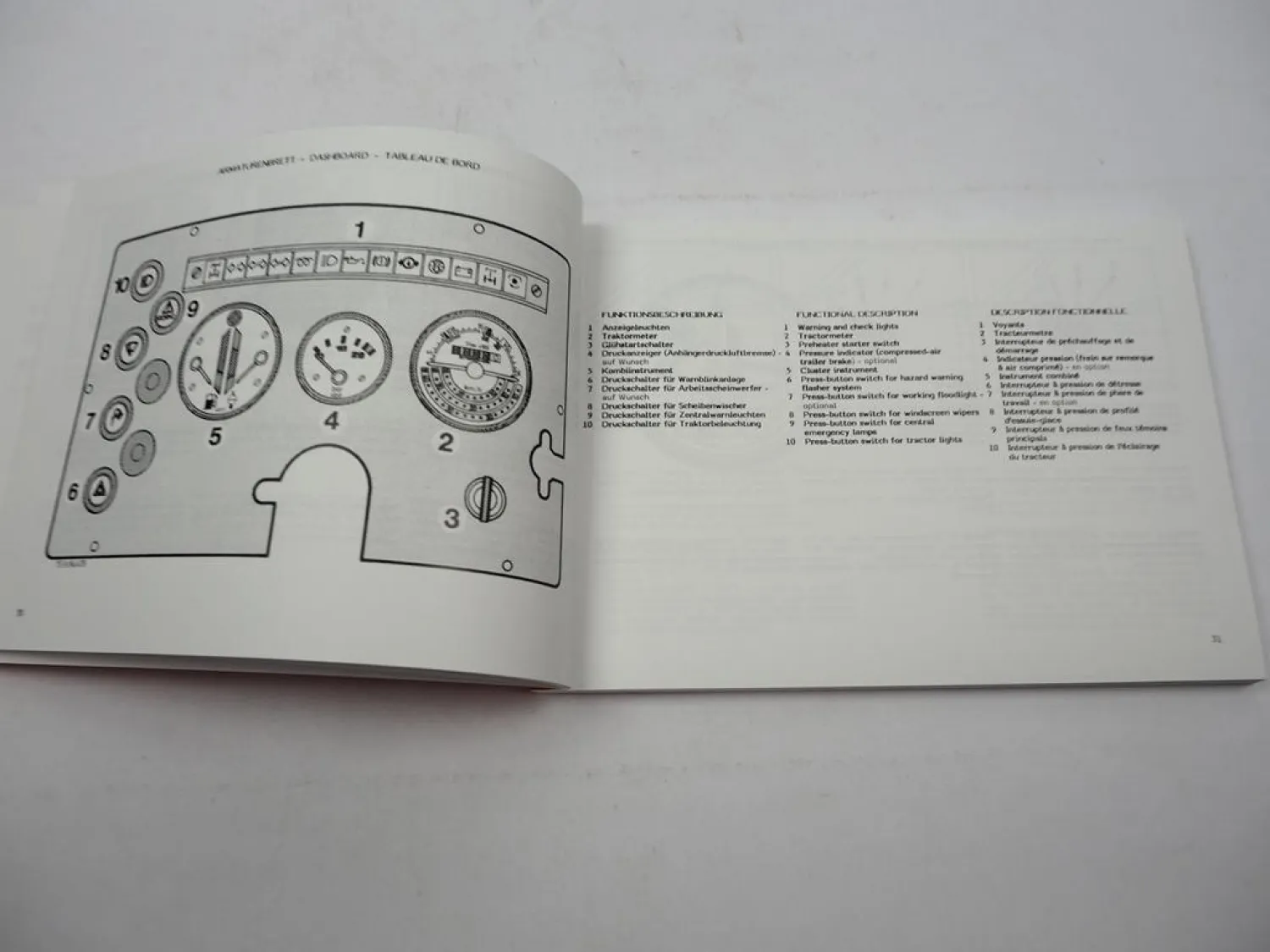 Steyr 8080 8090 Typ 357 Traktor Betriebsanleitung Bedienung Wartung Operating Instructions 1984