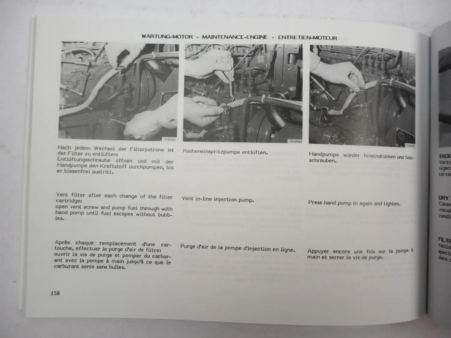 Steyr 8080 8090 Typ 357 Traktor Betriebsanleitung Bedienung Wartung Operating Instructions 1984