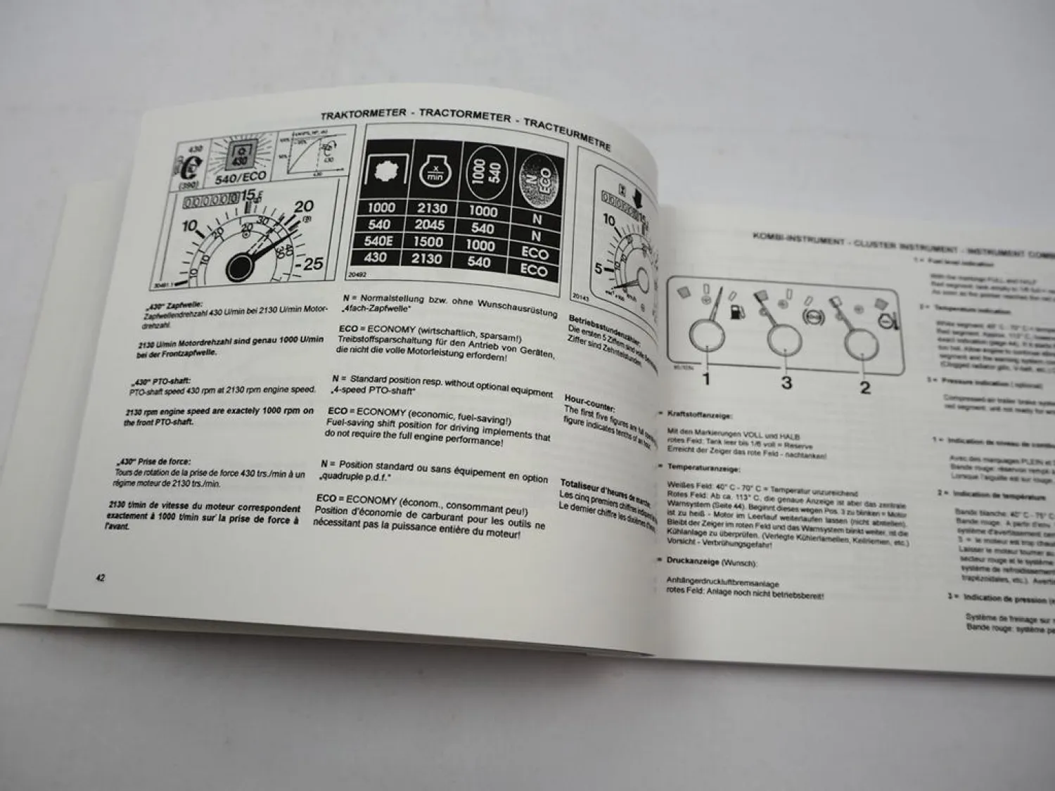 Steyr 9078 9078a 9086 9086a 9094a Multi Trac Betriebsanleitung Operation Instructions de Service