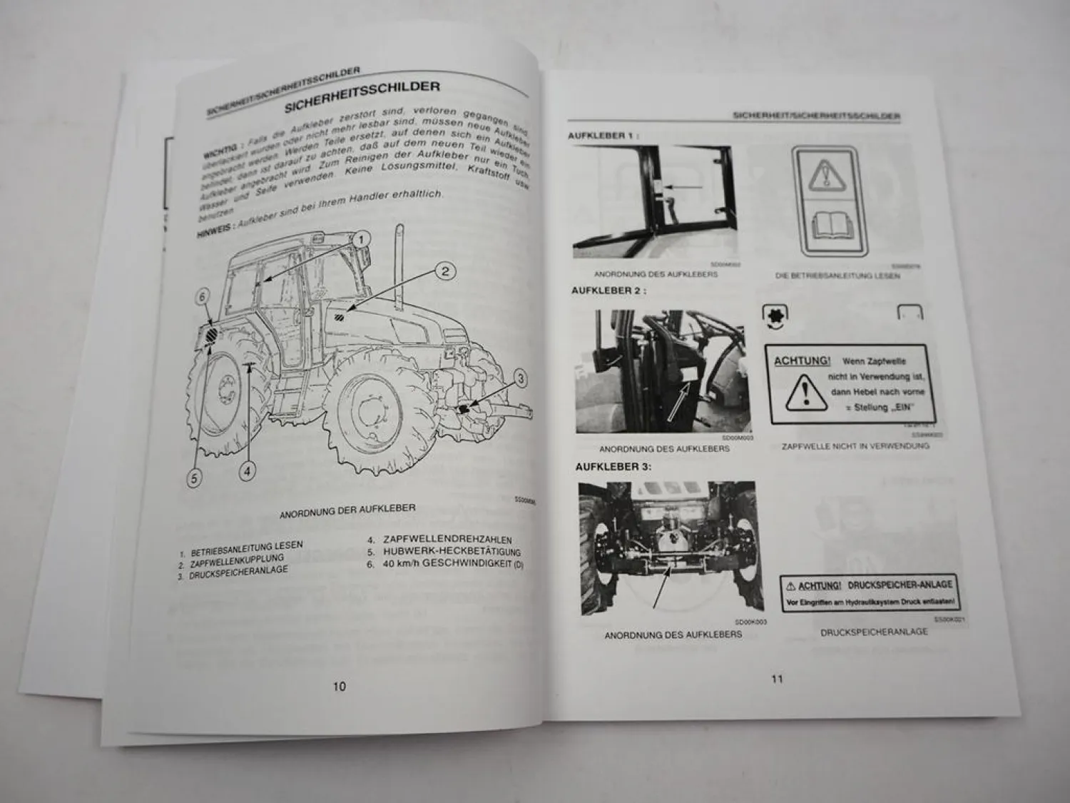 Steyr M 952 952a 963 963a Multitrac Traktor Betriebsanleitung 2001
