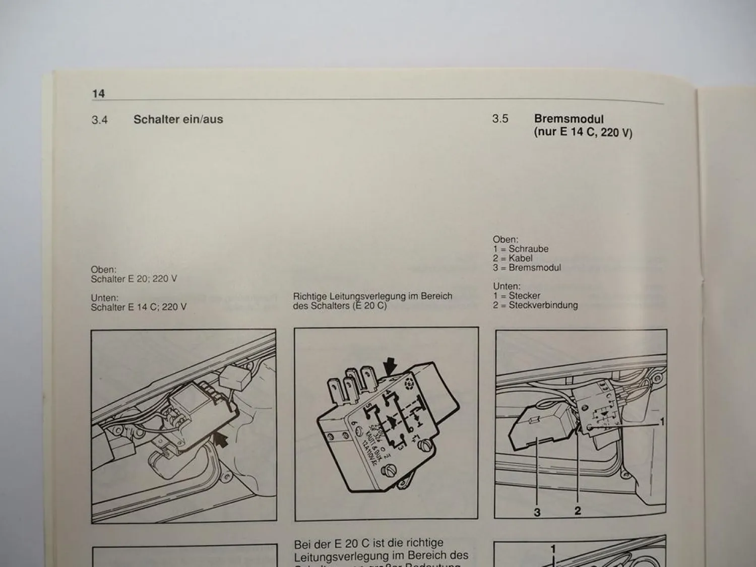 Stihl E 14 20 Elektro Motorsäge Werkstatthandbuch Reparaturanleitung 1995