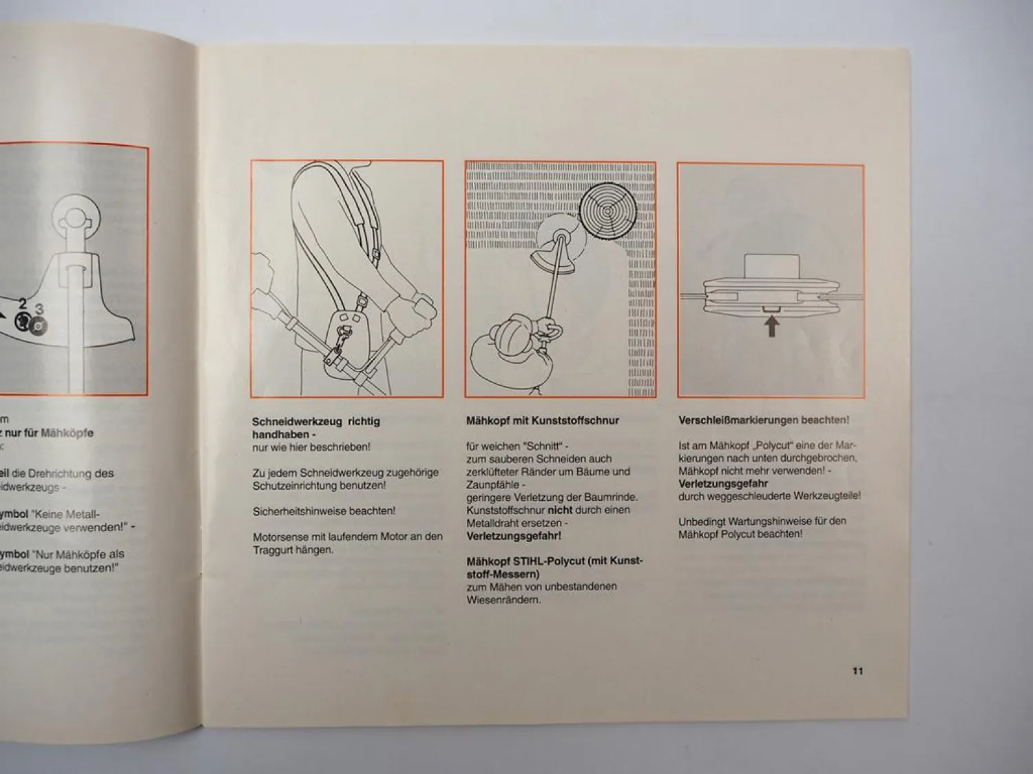 Stihl FS 220 280 Motorsense Bedienungsanleitung Betriebsanleitung 1996