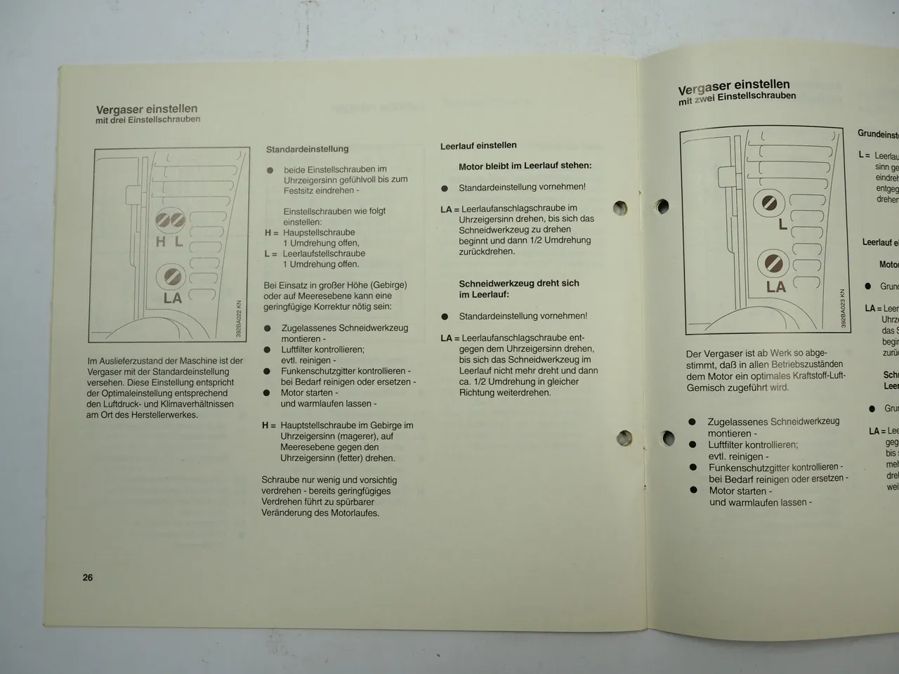 Stihl FS 80 85 Motorsense Betriebsanleitung Bedienungsanleitung 1997