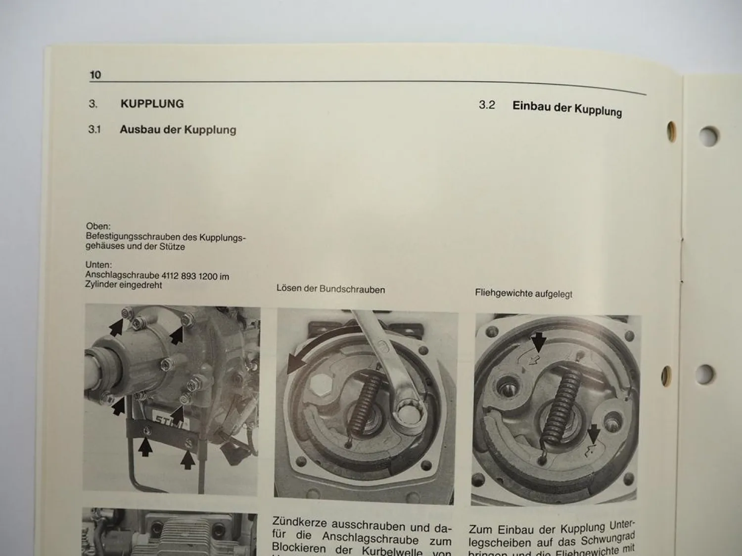 Stihl FS 90 AVE Freischneider Motorsense Werkstatthandbuch Reparatur