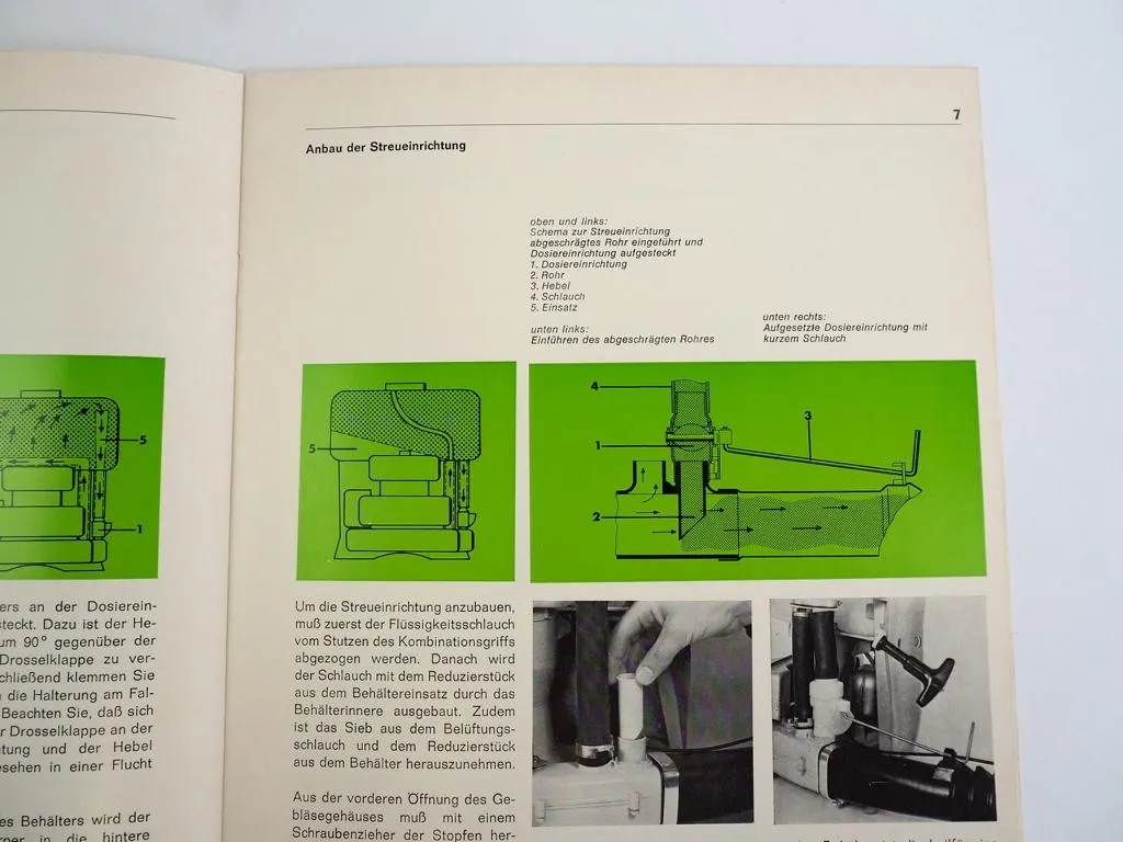 Stihl SG 17 Sprühgerät Werkstatthandbuch Reparaturanleitung