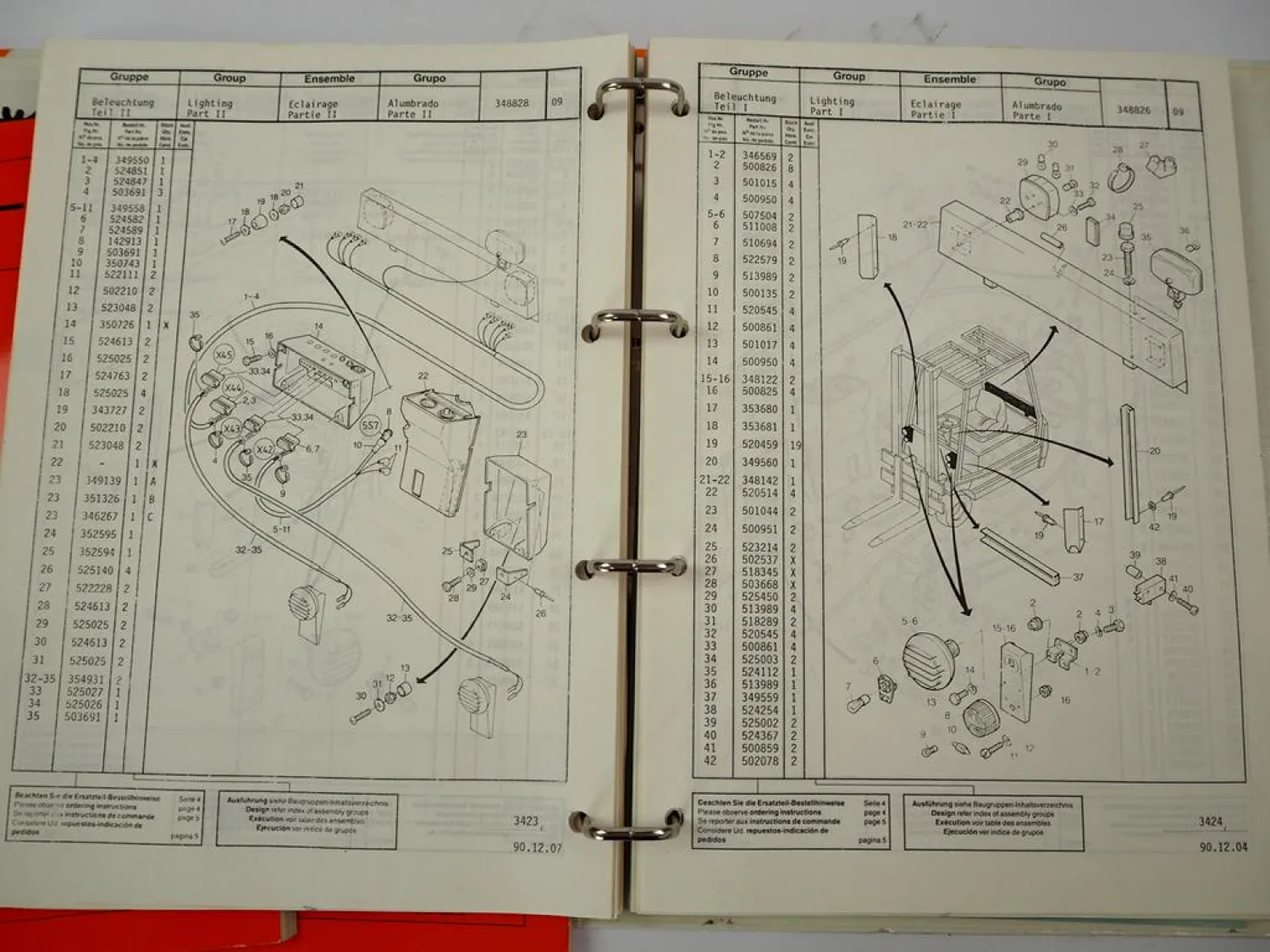 Still R20-16 R20-17 Gabelstapler Betriebsanleitung Wartung Ersatzteilliste in 5 Sprachen