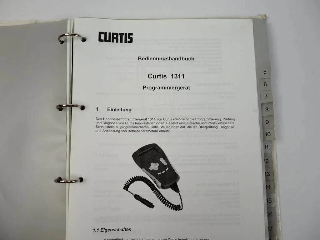 Stöcklin Flurfördermittel Elektrostapler Diagnose Unterlagen 2009