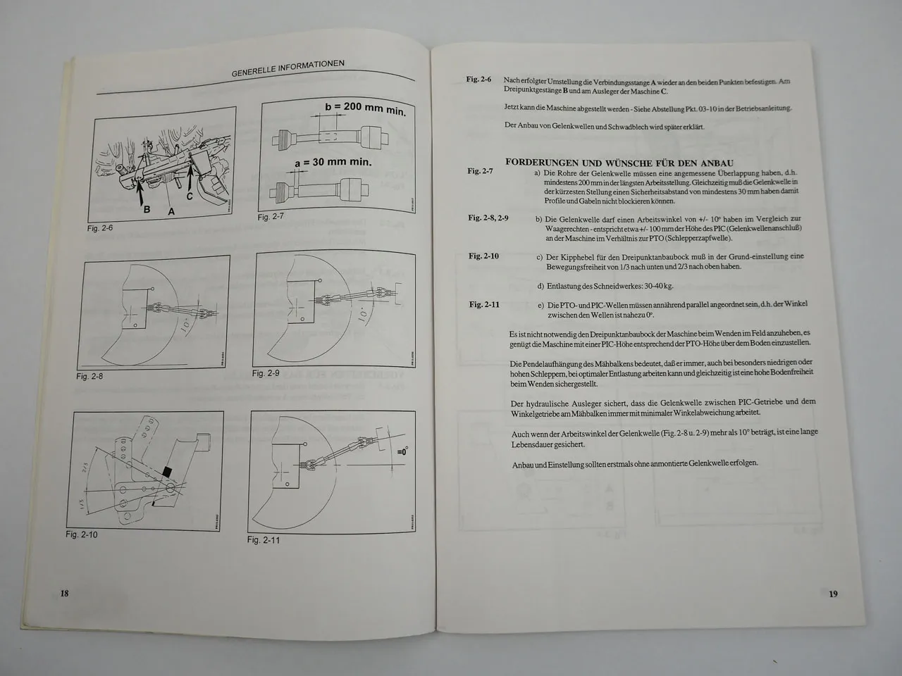 Stoll M 241 281 DS Scheibenmähwerk Betriebsanleitung Ersatzteilliste 1996