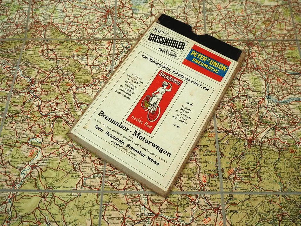 Strassenkarte Deutscher Radfahrbund Gau Hannover ca. 1910/20