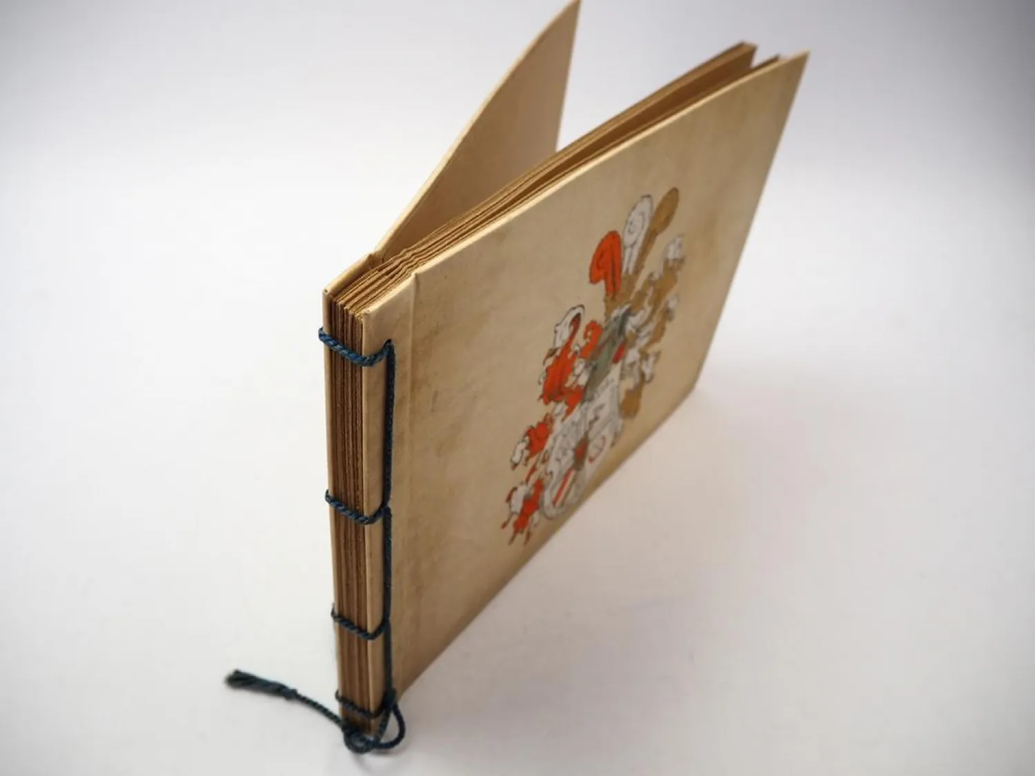 Studentika Album ( leer ) handgemaltes Wappen Corps Marchia Berlin