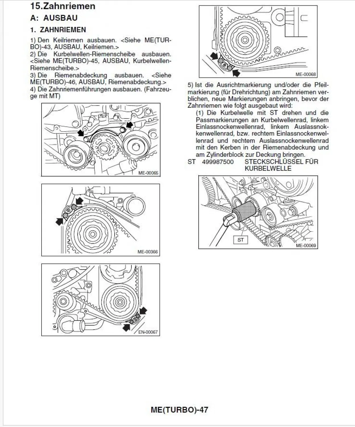 Subaru Forester 2003 2004 2005 Werkstatthandbuch Reparaturanleitung