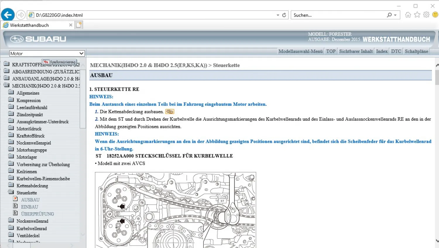 Subaru Forester 2013 2014 2015 2016 Werkstatthandbuch Reparaturanleitung orig CD