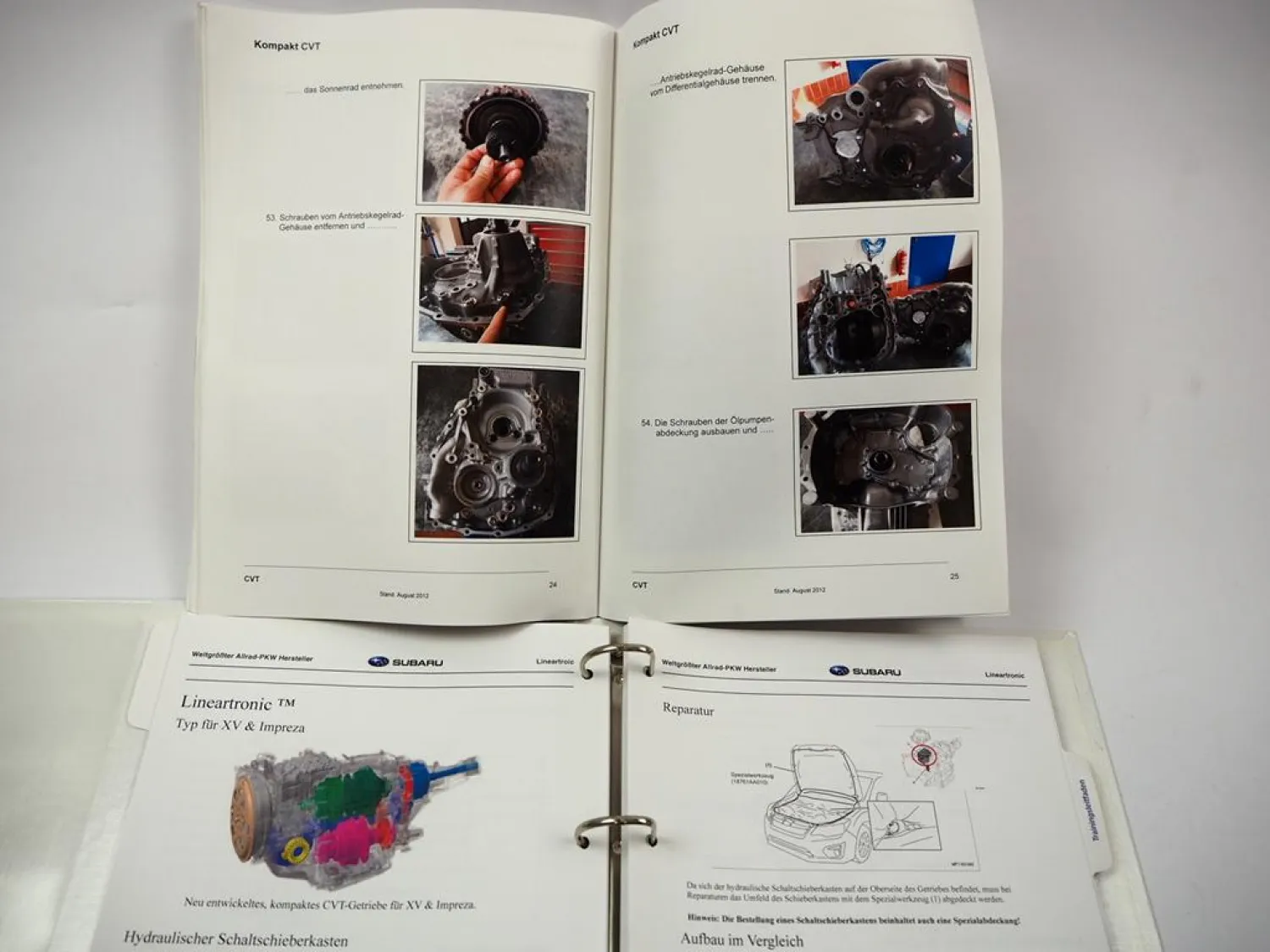 Subaru Legacy Outback CVT Automatikgetriebe TR690 Service Training & Montage