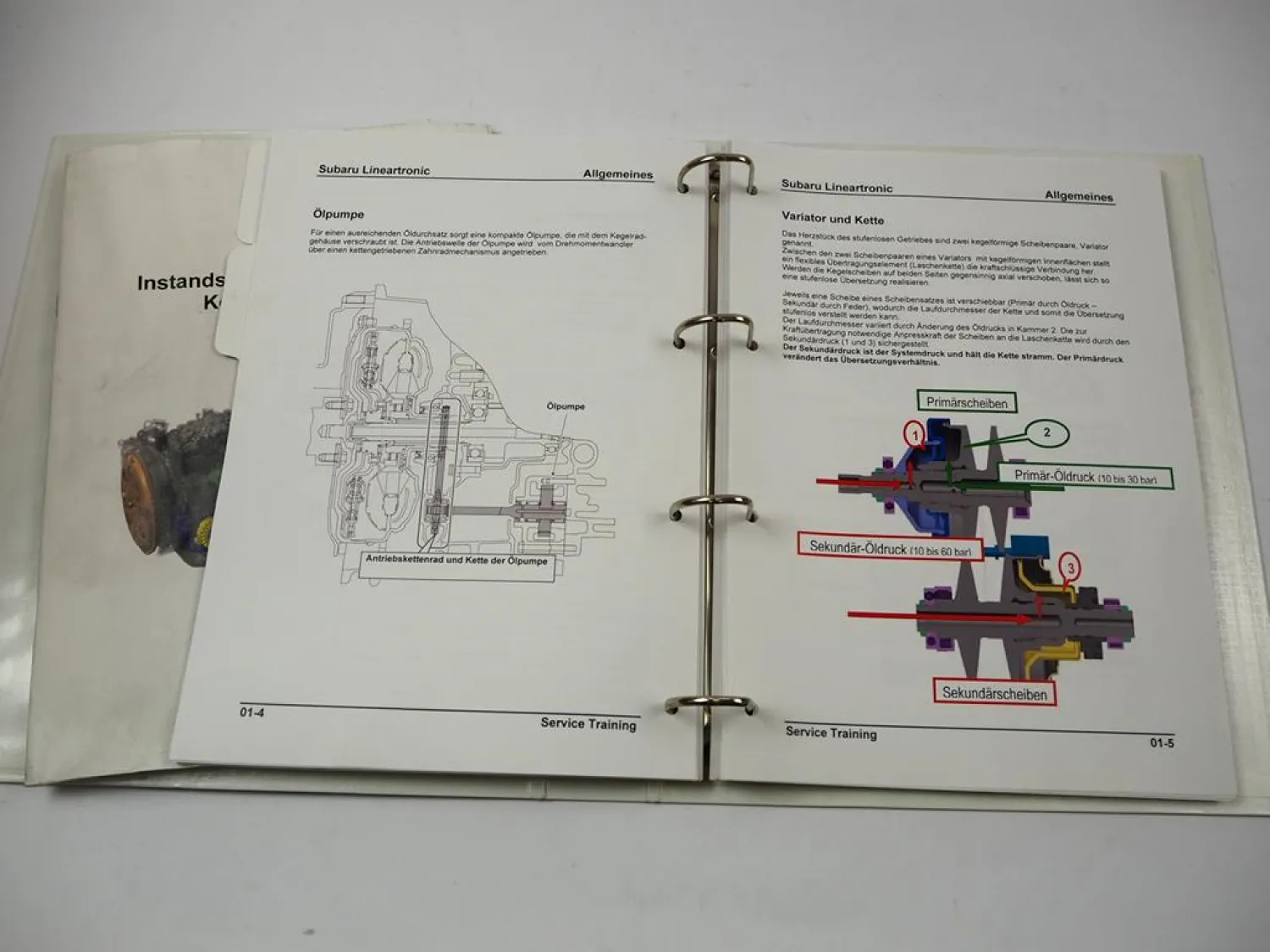 Subaru Legacy Outback CVT Automatikgetriebe TR690 Service Training & Montage