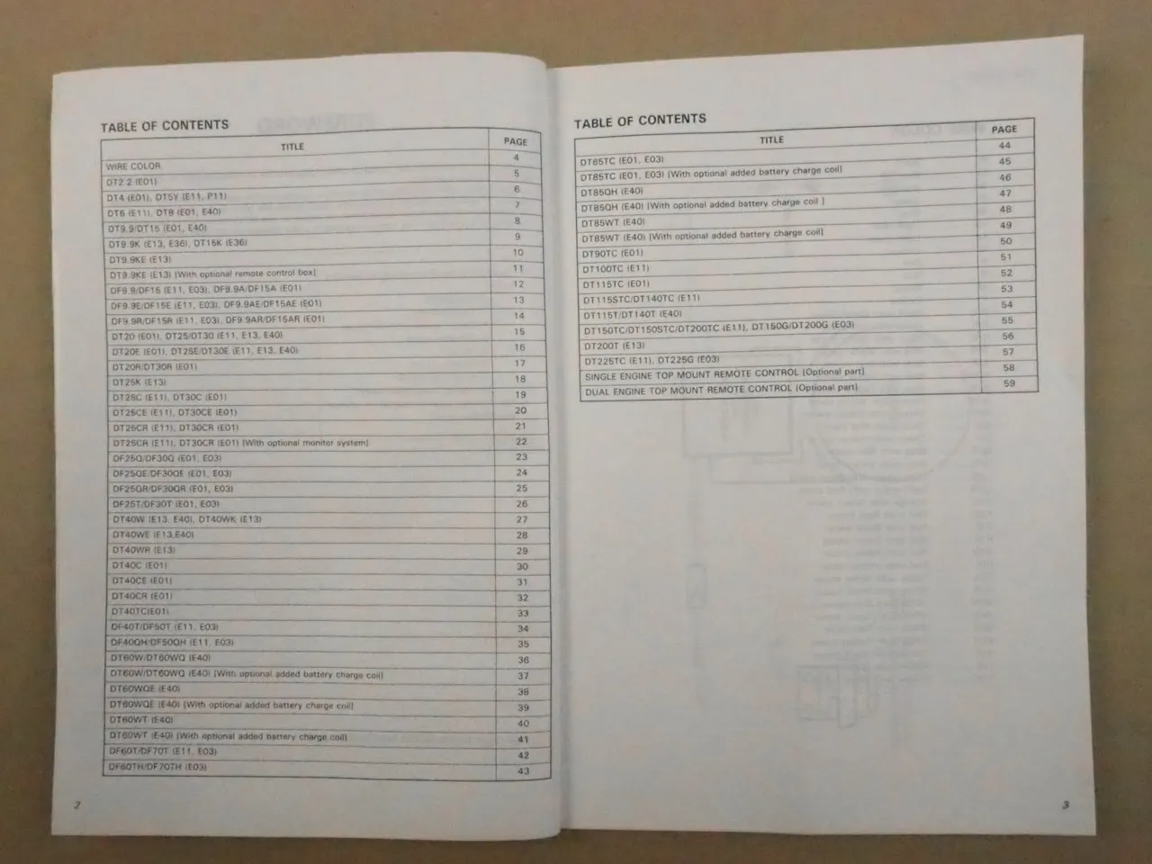 Suzuki 2.2 - 225 Models 2000 Outboard Motor Wiring Diagrams Service Data Manual