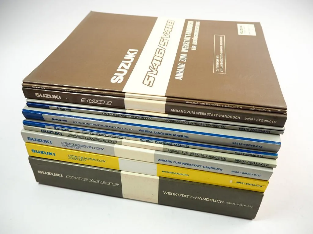 Suzuki Baleno SY413 SY416 SY418 SY419 Werkstatthandbuch 1995 - 2000