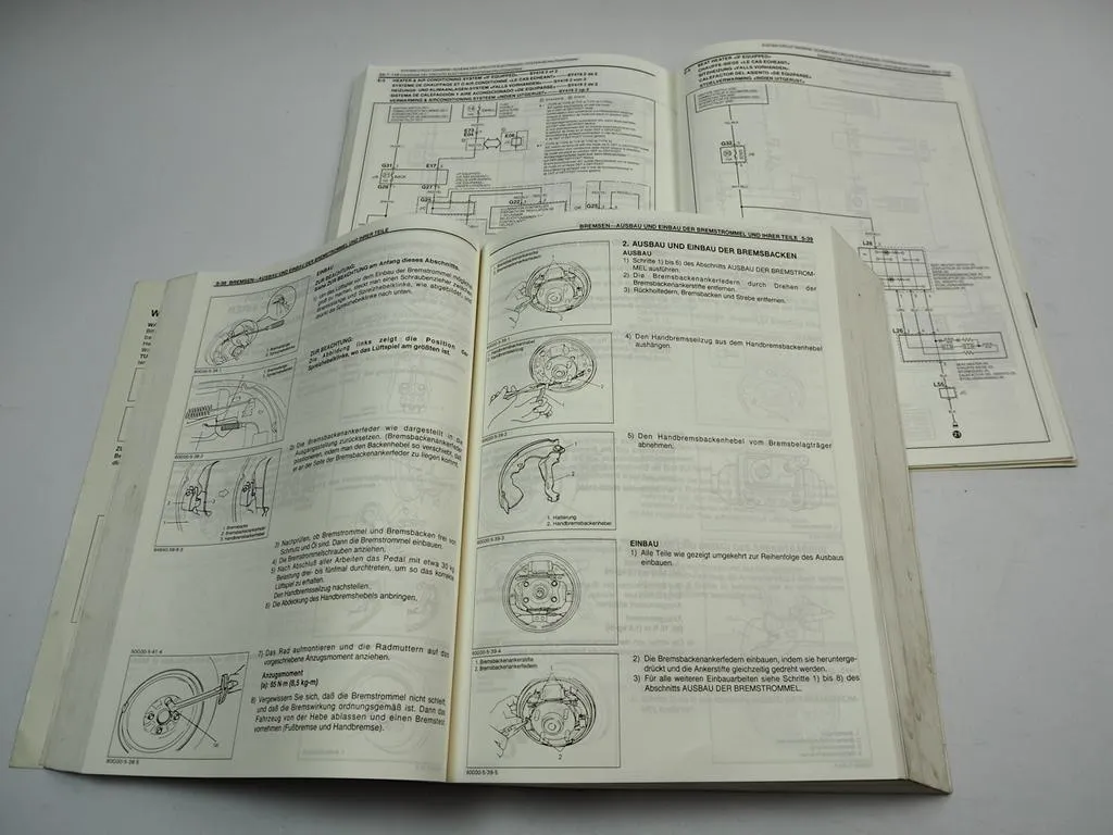 Suzuki Baleno SY413 SY416 SY418 SY419 Werkstatthandbuch 1995 - 2000