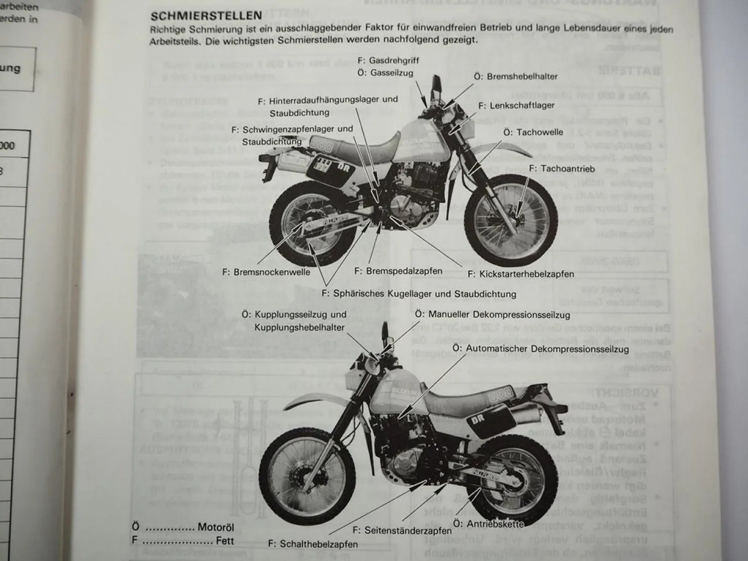 Suzuki DR 600S 500 Werkstatthandbuch 1984-1990 Reparaturanleitung Wartungsanleitung