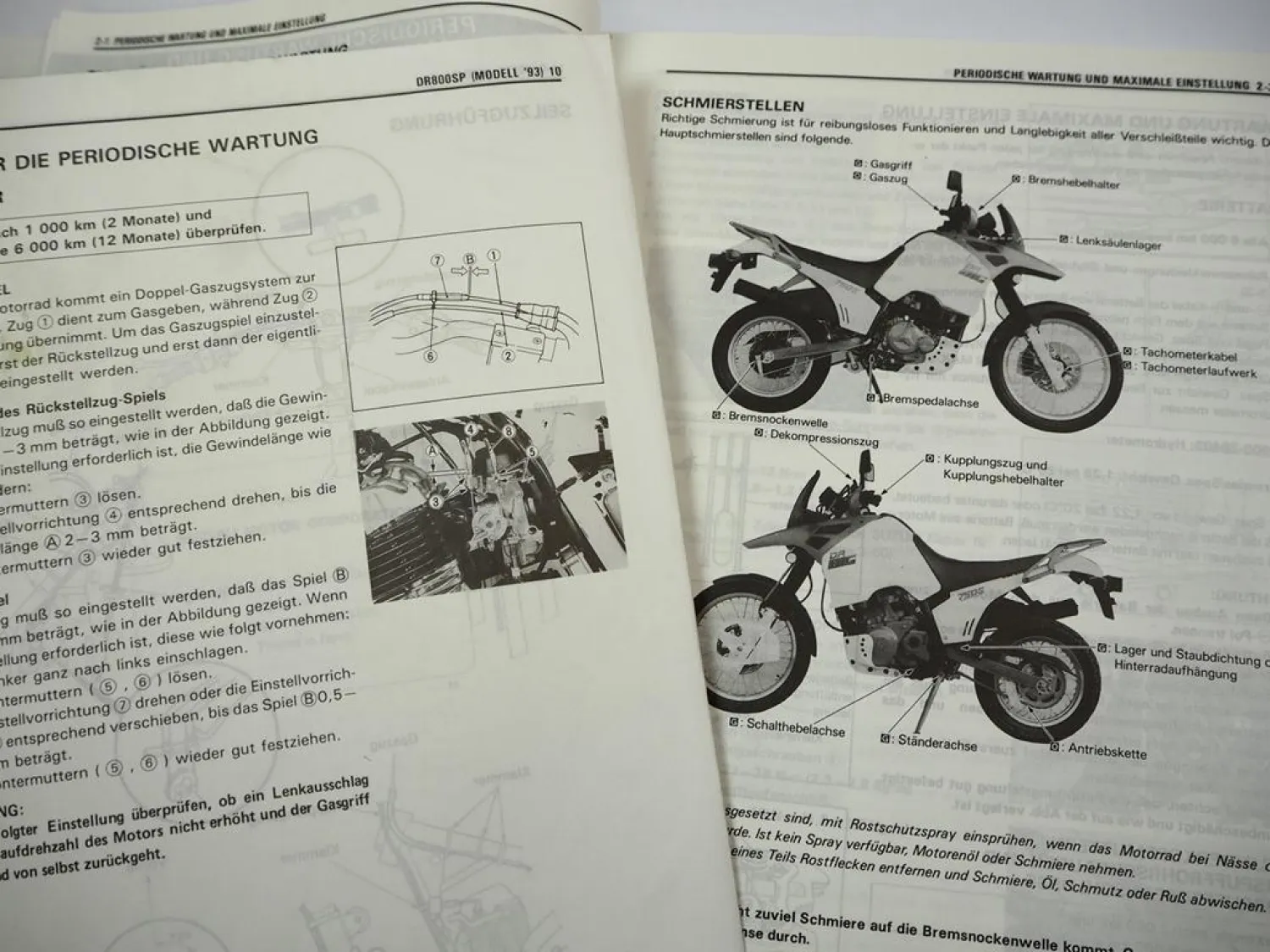 Suzuki DR 750S 800S Big Werkstatthandbuch 1988-93 Reparaturanleitung Wartungsanleitung