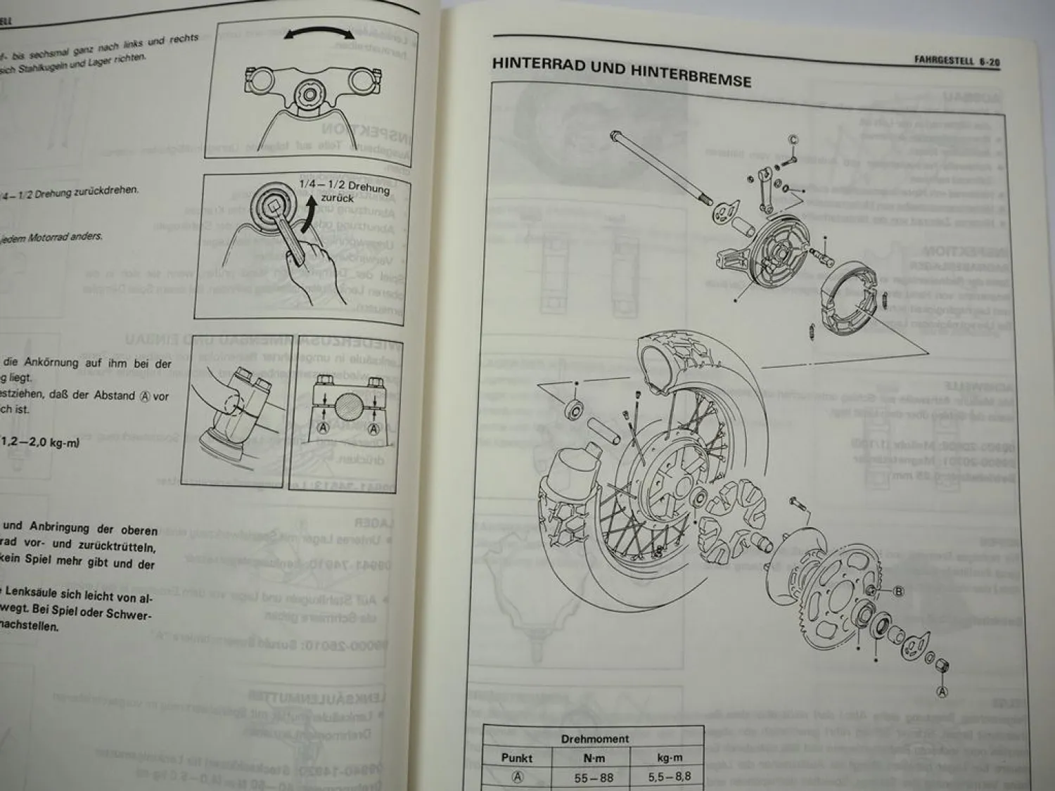 Suzuki DR 750S 800S Big Werkstatthandbuch 1988-93 Reparaturanleitung Wartungsanleitung
