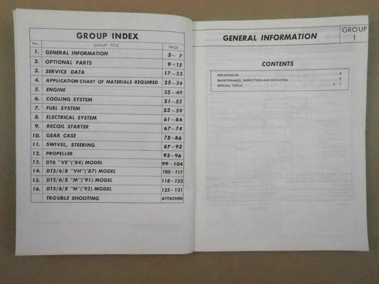 Suzuki DT5 DT6 DT8 Outboard Motor Service Manual Werkstatthandbuch 1982 - 1992
