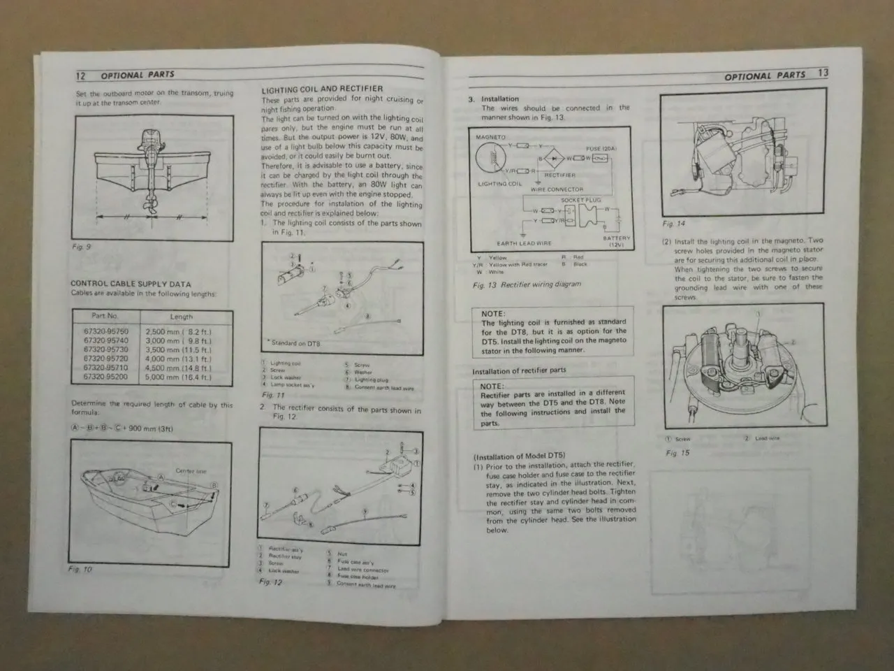 Suzuki DT5 DT6 DT8 Outboard Motor Service Manual Werkstatthandbuch 1982 - 1992