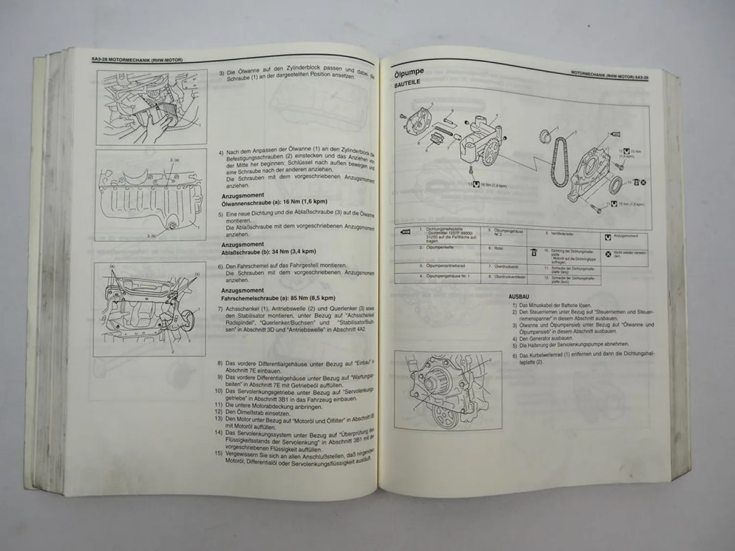 Suzuki Grand Vitara SQ420 VD WD RHW Diesel Werkstatthandbuch 2004 Reparaturanleitung