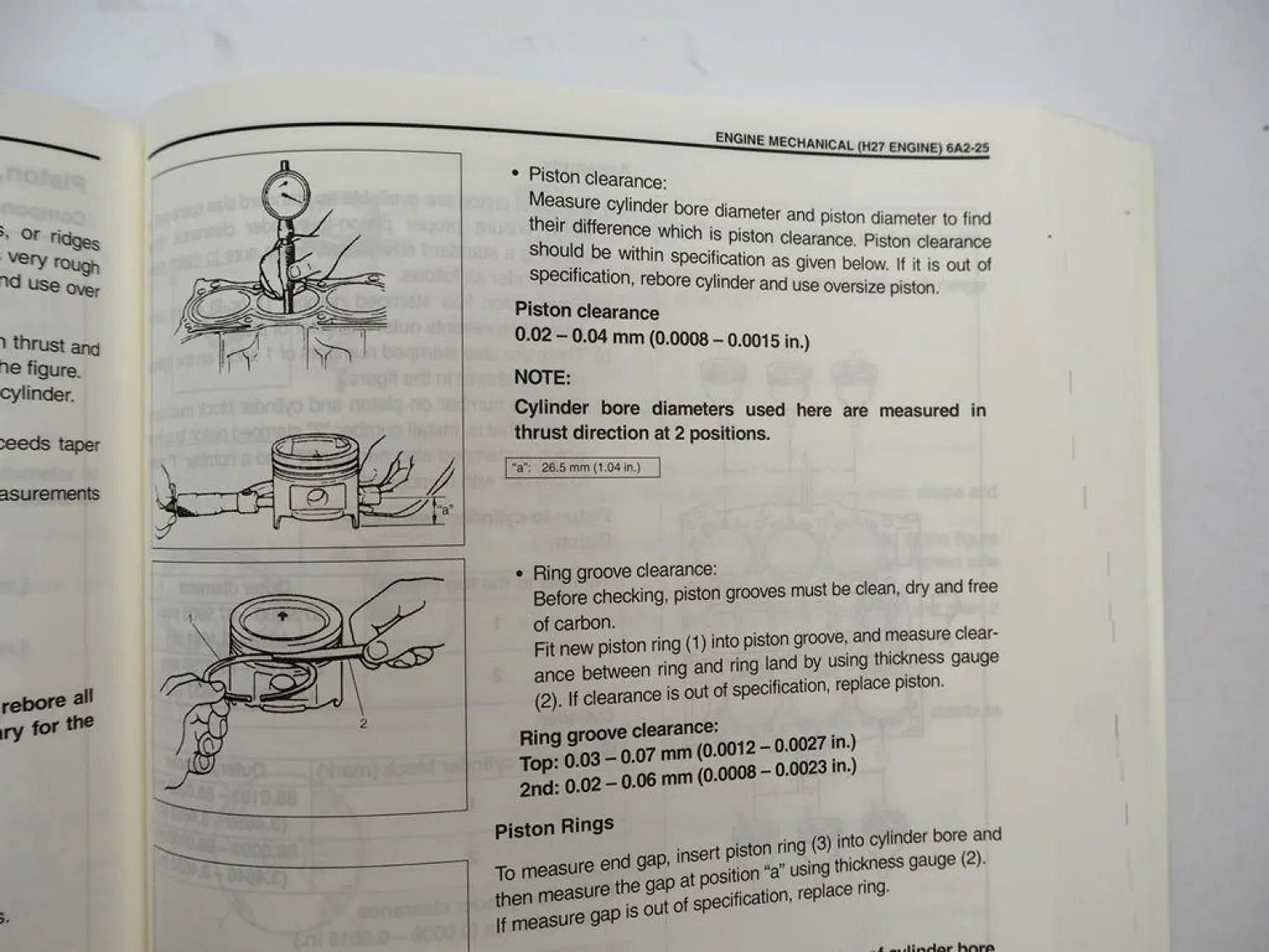 Suzuki Grand Vitara XL-7 JA627 H27 & JA420WD RHW Service Manual 2003 Supplement