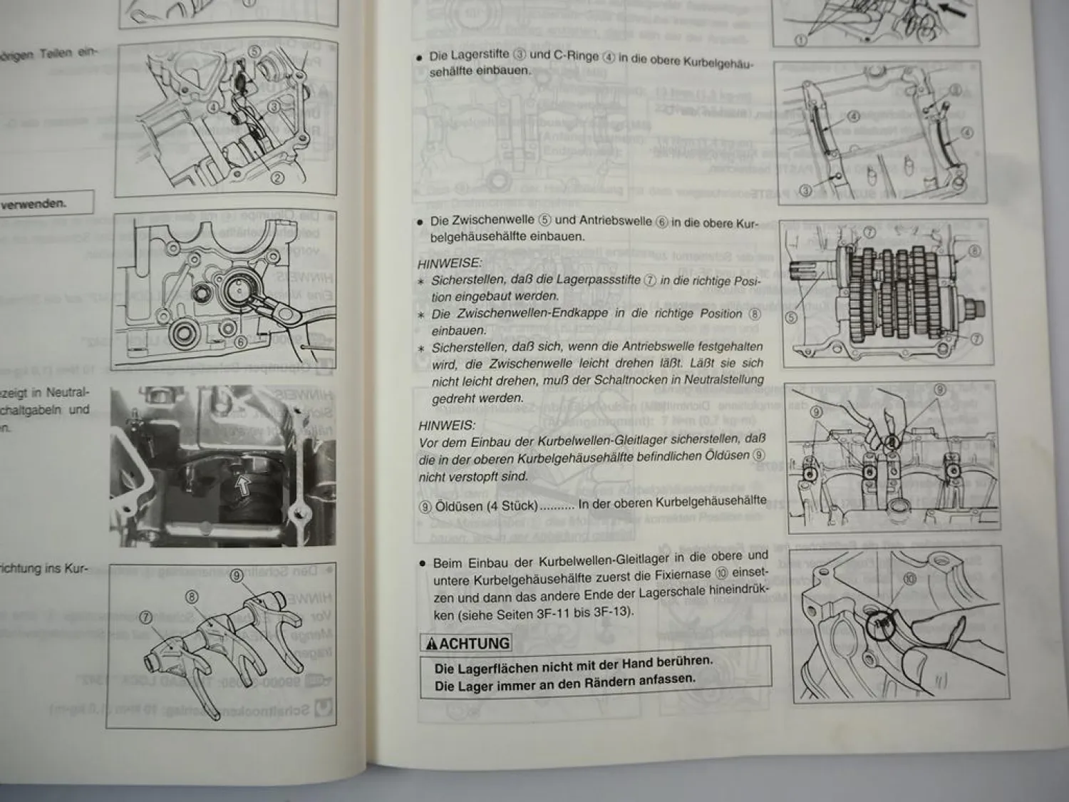 Suzuki GSX 750F AK11 Werkstatthandbuch 1998 Reparaturanleitung Wartungsanleitung