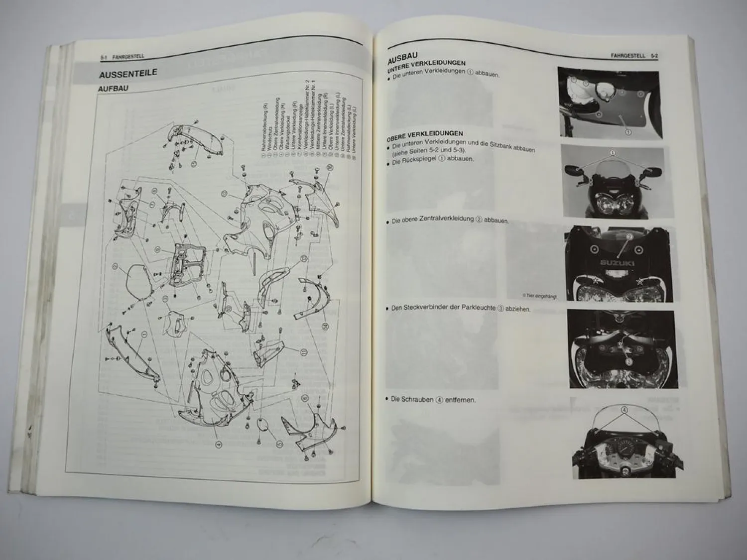 Suzuki GSX 750F AK11 Werkstatthandbuch 1998 Reparaturanleitung Wartungsanleitung
