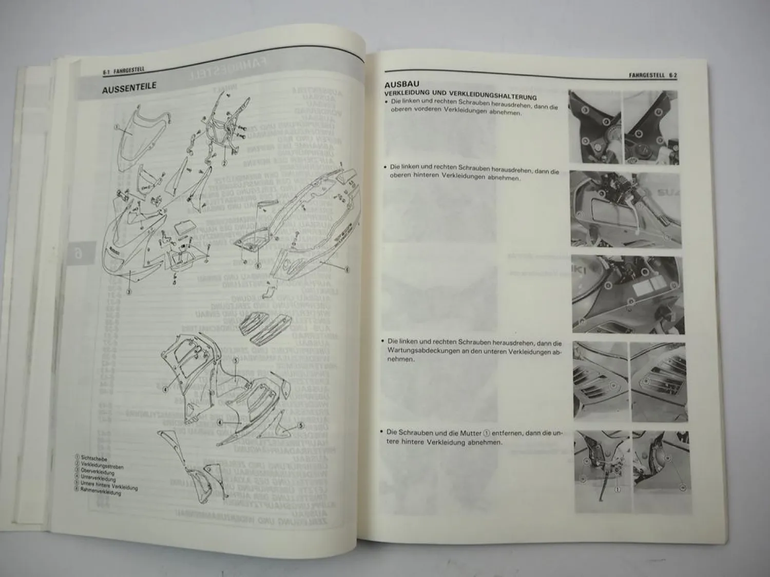 Suzuki RF 900 RR RS Werkstatthandbuch 1994-95 Reparaturanleitung Wartungsanleitung