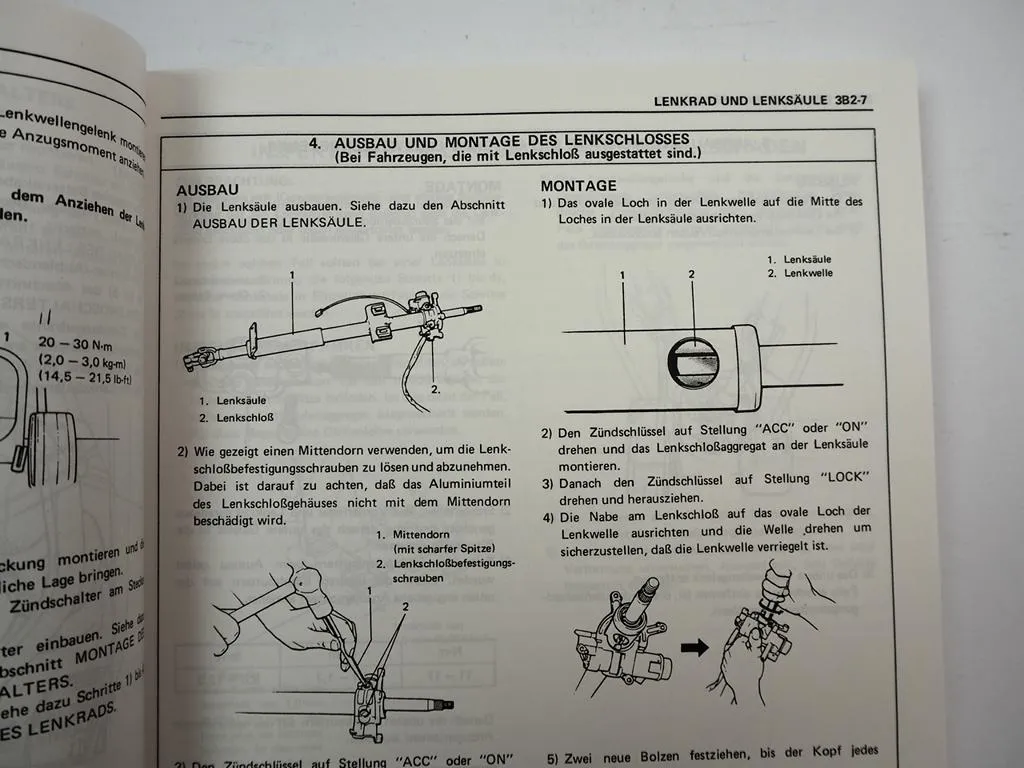 Suzuki Swift SA310 Werkstatthandbuch Reparaturanleitung 1983/91